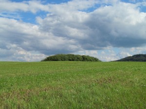 Východ - plující oblaka
