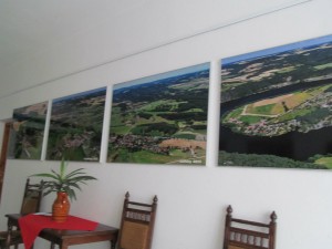 pohled na letecké fotografie