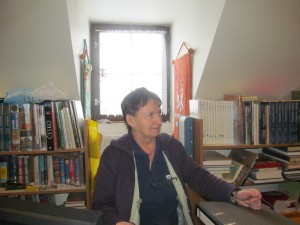 knihovnice a zároveň kronikářka paní Ivana Dvořáková