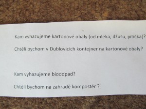 dotazník pro rodiče