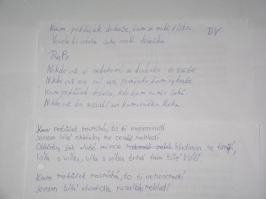 texty sedmáků